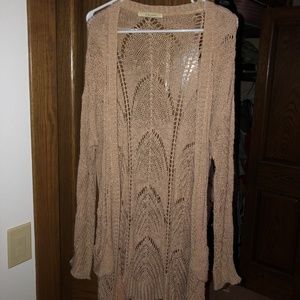 Rose Gold Colored Cardigan